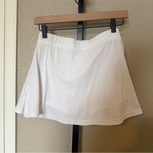 Varley White Mini Skirt with Shorts
